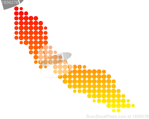 Image of Map of Curacao