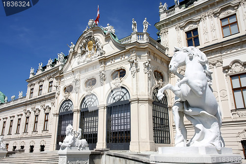 Image of Belvedere in Vienna, Austria