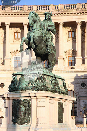 Image of Prince Eugen of Savoy, Hofburg in Vienna, Austria