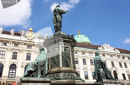 Image of Hofburg Palace courtyard, Vienna, Austria