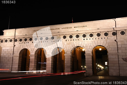 Image of Burgtor in Vienna, Austria