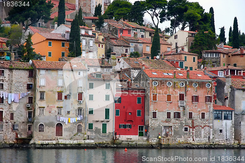 Image of Rovinj old town in Istria, Croatia