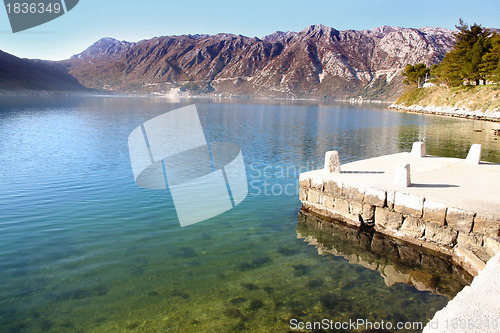 Image of Kotor bay, Perast, near Kotor, Montenegro