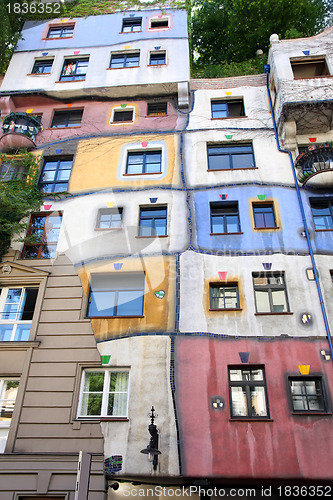 Image of Hundertwasser House in Vienna, Austria