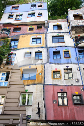 Image of Hundertwasser House in Vienna, Austria