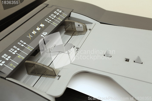 Image of Paper size A3, A4, A5, B4, B5, B6 on laser copier