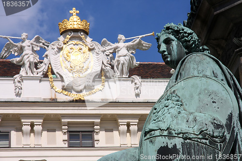 Image of Hofburg Palace courtyard, Vienna, Austria