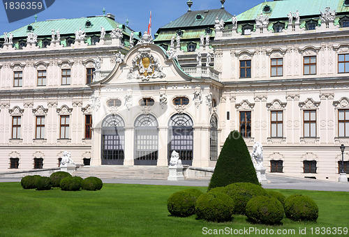 Image of Belvedere in Vienna, Austria