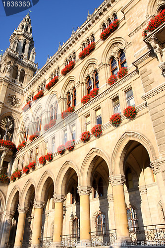 Image of Rathaus in Vienna, Austria