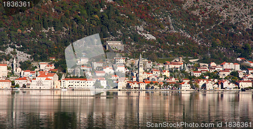 Image of Perast village near Kotor, Montenegro