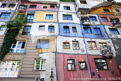 Image of Hundertwasser House in Vienna, Austria