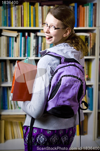 Image of In the library