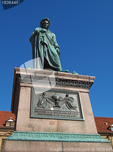 Image of Schiller statue, Stuttgart