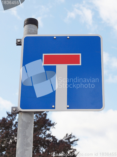 Image of No through