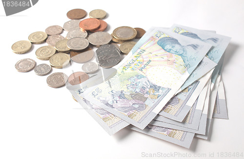 Image of Pound note and coin