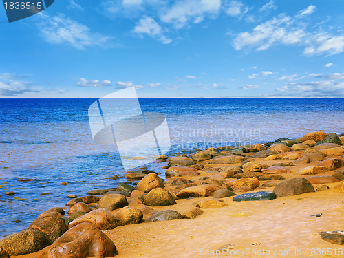 Image of Sea rocky beach