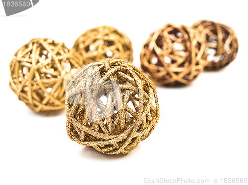 Image of golden balls