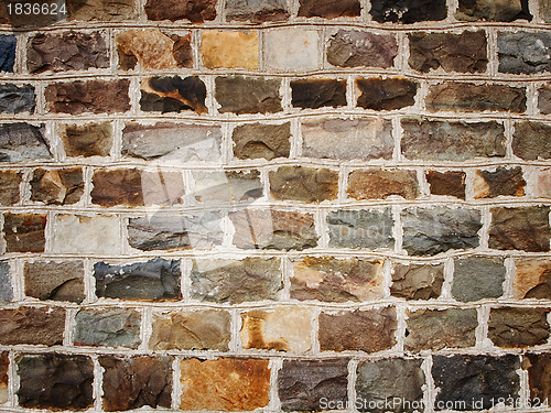 Image of multicolored wall