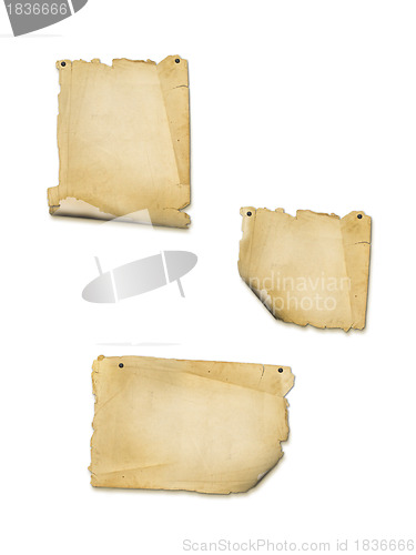 Image of paper for message