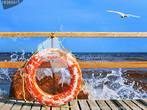 Image of life-buoy ring