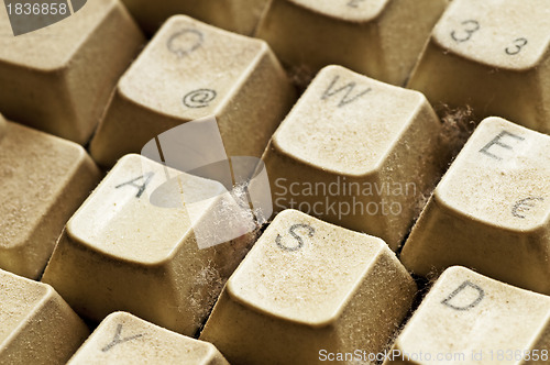 Image of dusty keyboard