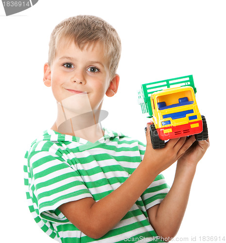 Image of  Boy with a toy