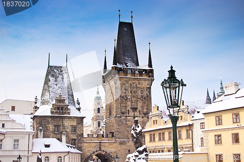 Image of Karlov or charles bridge in Prague