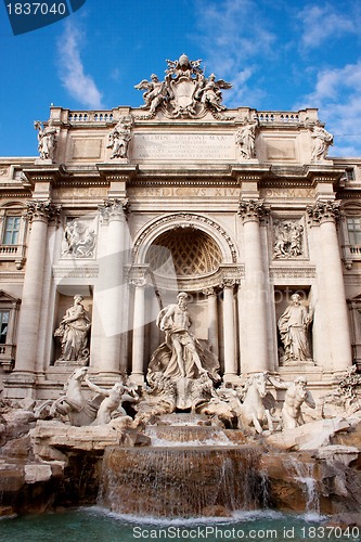 Image of Trevi Fountain - famous landmark in Rome