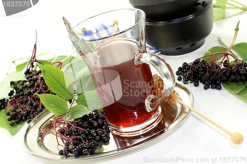 Image of elderberry tea