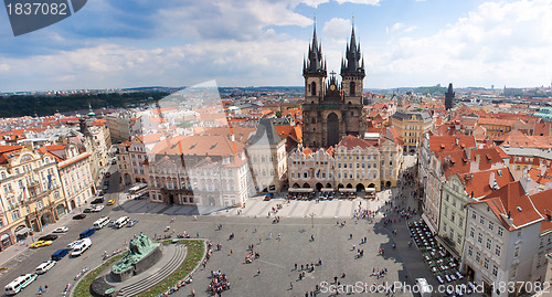 Image of Prague city. Panorama