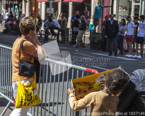 Image of Spectators of Le Tour de France