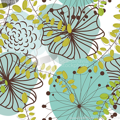 Image of seamless floral pattern