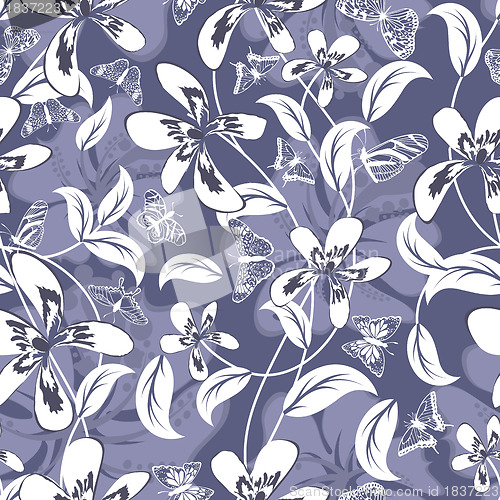 Image of seamless floral pattern
