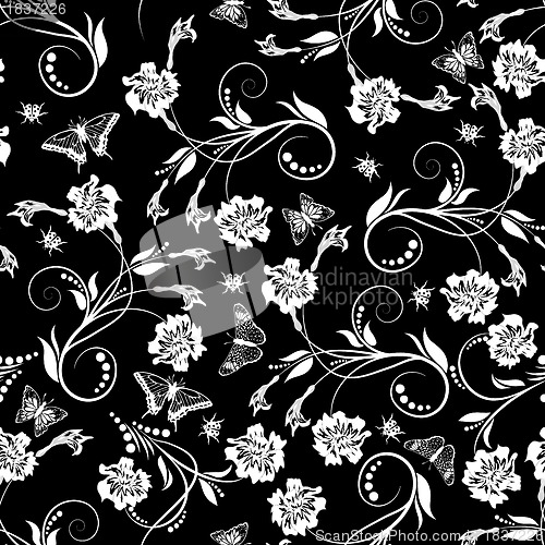 Image of seamless floral pattern