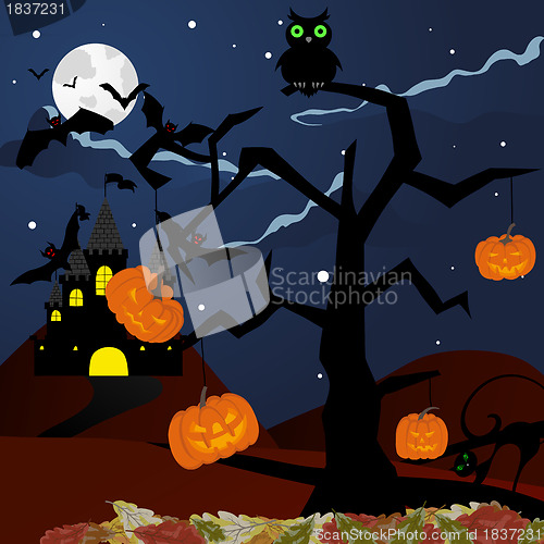 Image of Happy halloween card