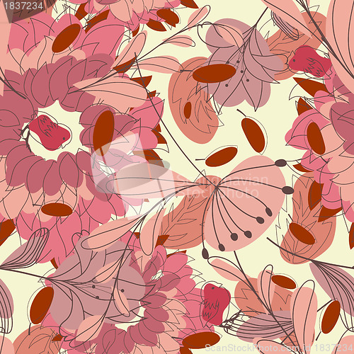 Image of seamless floral pattern