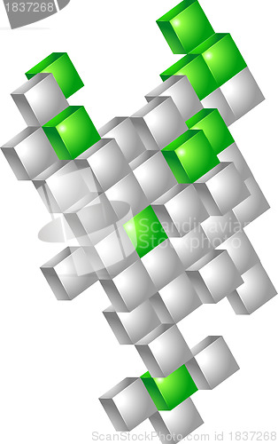 Image of vector background abstract geometric design