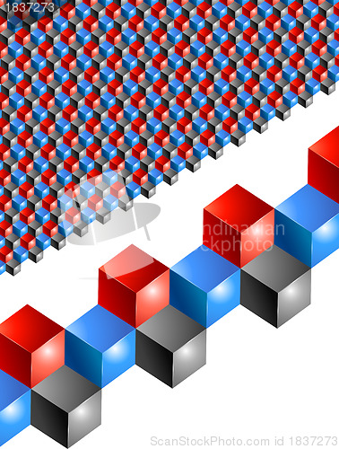 Image of vector background abstract geometric design