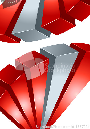 Image of vector background abstract geometric design