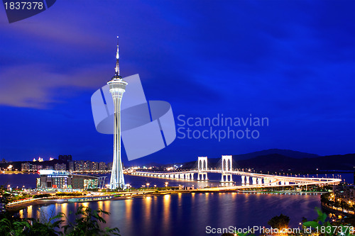 Image of Macau at night