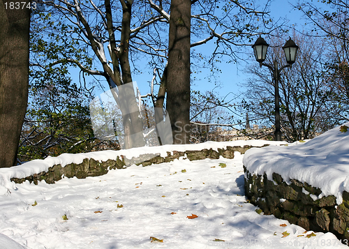 Image of Snow road