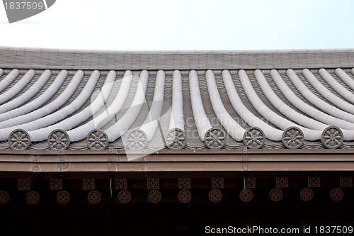 Image of chinese temple roof