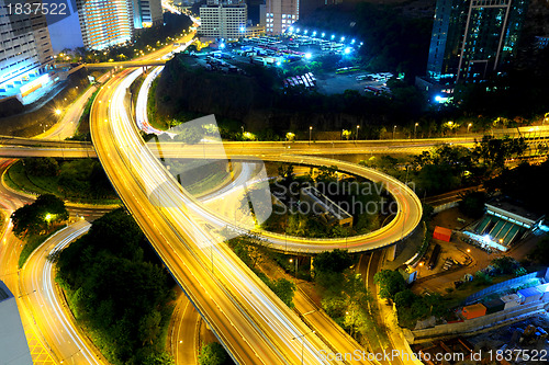 Image of Highway at night