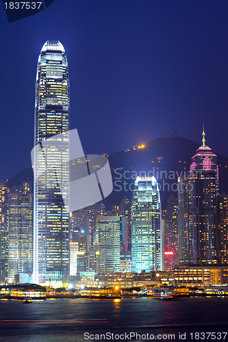 Image of Hong Kong at night