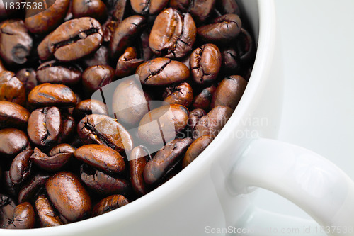 Image of coffee bean in cup