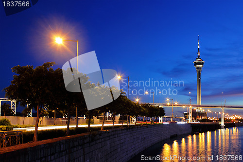 Image of Macau at night