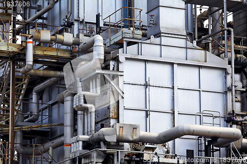 Image of Industrial building, Steel pipelines