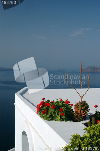 Image of incredible santorini view