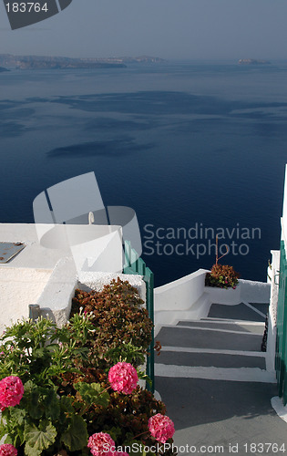 Image of incredible santorini view