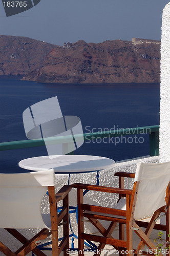 Image of incredible santorini view